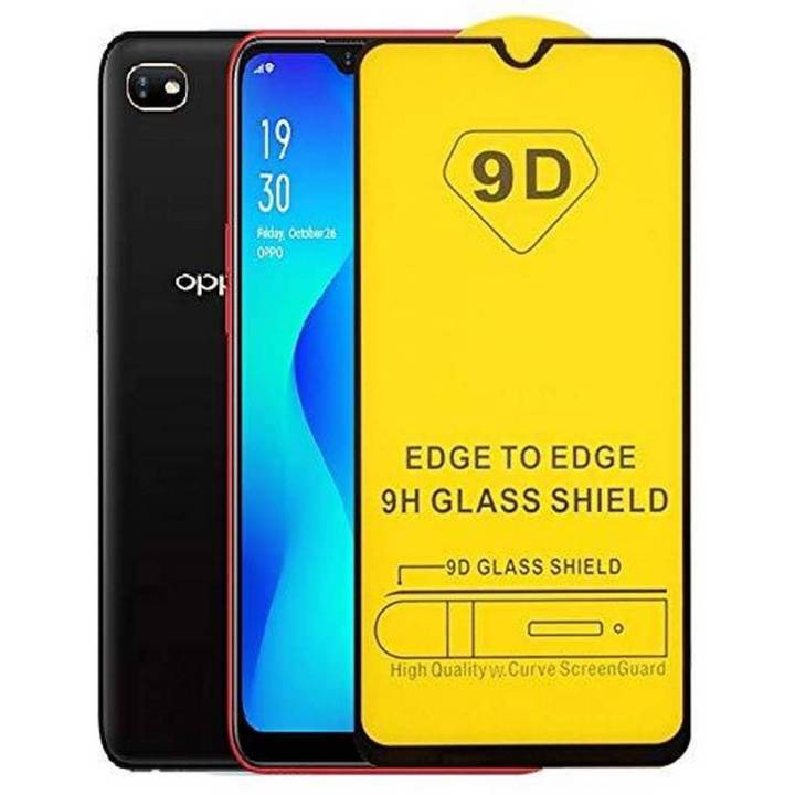 Oppo A1K Glass Protector 9D Glass Full Edges Cover Glass