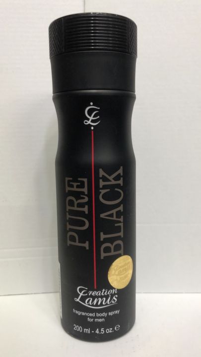 Pure Black - Body Spray for Men