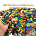 1000 Pieces Building Bricks Lego_Building Blocks for Kids Construction - Compatible with All Major Brands Kids Play Teaching Aid Birthday Gift. 