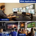 FJGEAR 4K HDMI Multi Viewer Switch 4x1, Quad Seamless HDMI Switcher, 4 in 1 Out with Loop Split Screen, 5 Display Modes, Support 4K@30Hz, with IR Remote, for Security Cameras, Monitors, Gaming Consoles. 
