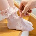 【HOT】 New Baby Girls Socks Kids Girl Frilly Lace Tutu Socks Cotton Children Dance Princess Sock Flowers Ruffled Solid Ankle Socks. 