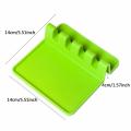 Kitchen Cooking Tools Kitchen Silicone Spoon Rest Utensil Spatula Holder Heat Resistant. 