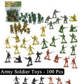 25 Pcs - Mini Army Soldier Toy Set - Military Force Action Figure Toys For Kids Boys and Girls. 