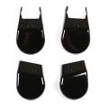 For Toyota Anti-Dust Seat Bracket Fixing Bolts Cover Trims Black 4PCS. 