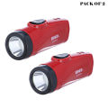 Pack Of 2 SD-8670 Portable Super Bright USB Rechargeable Multifunction Flashlights. 