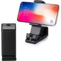 unitron world Cell Phone Stand Portable Phone Holder for Desk Airplane Flight Bed Adjustable Compatible with iPhone 12 Pro Max. 