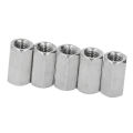 Fine Thread Coupling Nuts, 20PCS Hex Coupling Nut Easy To Install 304 Stainless Steel for Bolt Stud Connection. 