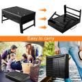 FOLDING BARB B QUE GRILL-BLACK. 
