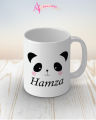 Hamza name panda mug. 