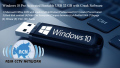 Windows 10 Pro 64bit Activated USB 32 GB/Flash Drive with crack 9 software. 