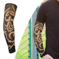 1x Arm Sleeves Arm Cover Sun Protection Seamless Tattoo Sleeve for Golf Riding Basketball. 