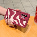 UCUC for iPhone 12 Back Cover Black White Stripes Ladder Camera Soft Rubber Protection Phone Case. 