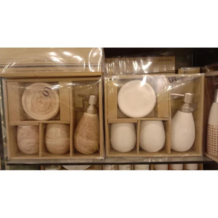 Ceramic Bathroom Set - 4 Pcs Nice Quality