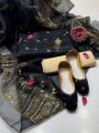 4-Piece Organza Suit with Stunning Sequence Work and Free Khussa. 