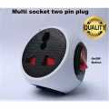 Universal Multi Plug Adapter Travel Adapter, Two pin socket Button, 3 Pin US, UK converter to EU Plug Conversion Adapter Highly Durable Multi Socket. 