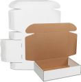 Shipping Boxes, White Corrugated Cardboard Packing Small Mailer Box for Mailing Business Packaging, Gifts, Decorations, White Kraft (9.2 x 6.5 x 2.6 inch). 