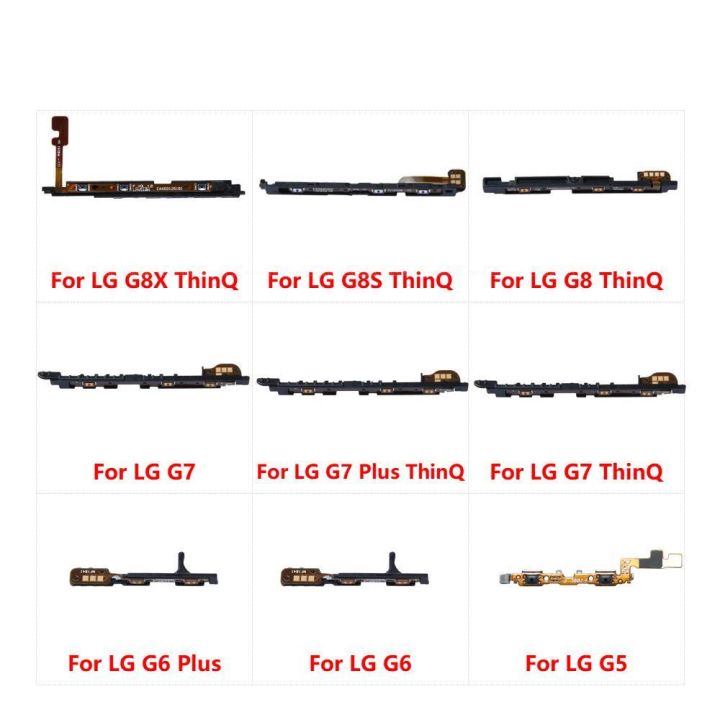 Switch Power ON OFF Button Flex Cable Parts Ribbon For LG G5 G6 G7 Plus G8 G8S G8X ThinQ Mute Silence Volume Key