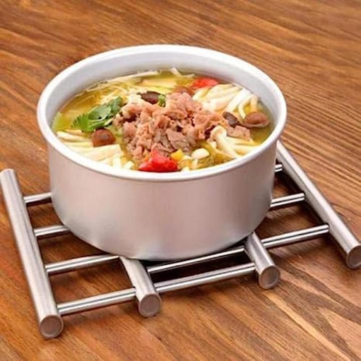 Extendable Stainless Steel Cooking Pot Coaster Pot Holder