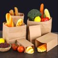 Kraft Brown Paper Bags Small Lunch Bags for Packing Lunch and Snacks and Used For Arts & Crafts Projects. 