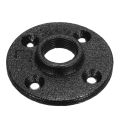 economic 1'' Malleable Threaded Bronze Cast Iron Pipe Fittings Wall Mount Floor Flange. 