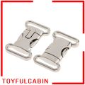 【TOYFULCABIN】 2x Metal Side Release Buckle Clip for Craft Webbing Paracord Bag Strap. 