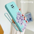 Casing Redmi Note 9s Xiaomi Redmi Note 9 Pro phone case softcase liquid silicone protector smooth shockproof bumper cover new design comic flower cartoon ytyhh01. 