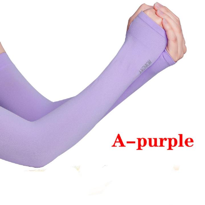 Quick Dry Breathable Hand Cover Sun Protection Sports Men Sun Sleeves UV Protection Sleeves Arm Warmers Arm Cooling Sleeves