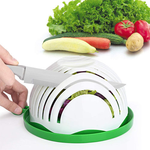 Multifunctional Fast Strainer Salad Cutter Bowl Household Fruit Salad Bowl in pakistan