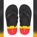Tri Color - Flip Flop - 6033 - Black / Red / Yellow. 
