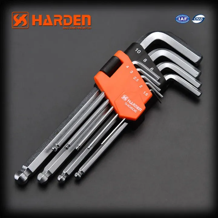 Harden Professional 9 Pcs Medium Torx Ball Key Wrench 540606 | Daraz.pk