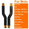 LCD Motherboard Mainboard Flex Cable For Motorola Moto G4 G5 G6 G7 G8 G9 Power Play Plus Main Board Flex Cable Replacement Parts. 