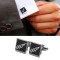 James Bond 007 Engraved Metal Cufflinks. 