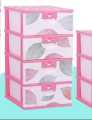 3 & 4 Layer Drawers - Printed Cabinet Baby Clothes & Toys Storage. 