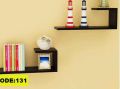 2 Pieces Of Modern C-Shaped Wall Shelves home office wall tier decorator. 