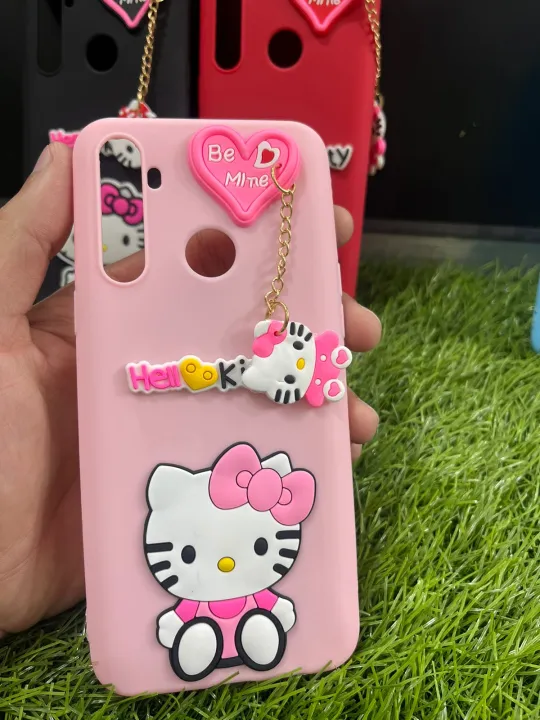 Realme_6i_key%20chain%20style_Hello%20Kitty%20cover_Mickey%20mouse%20case_Girls%20Fancy%20soft%20case_Realme_6i%20Girls%20Back%20cover%20-%20Image%205