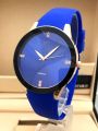 Latest Style Fashionable New SIlicon Strap Watch for Men Women With Box. 