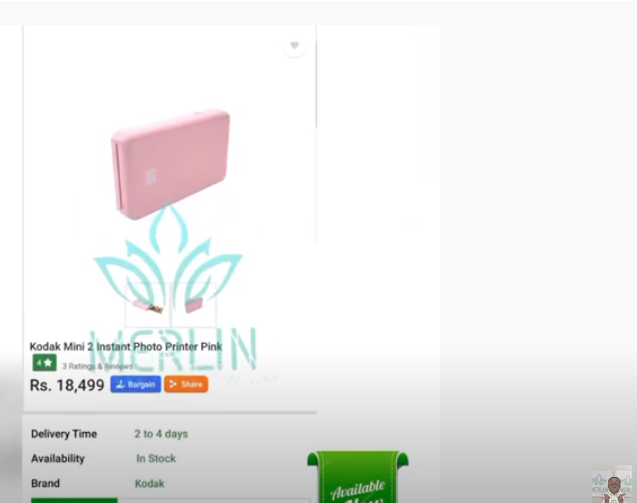 kodak mini 2 instant photo printer