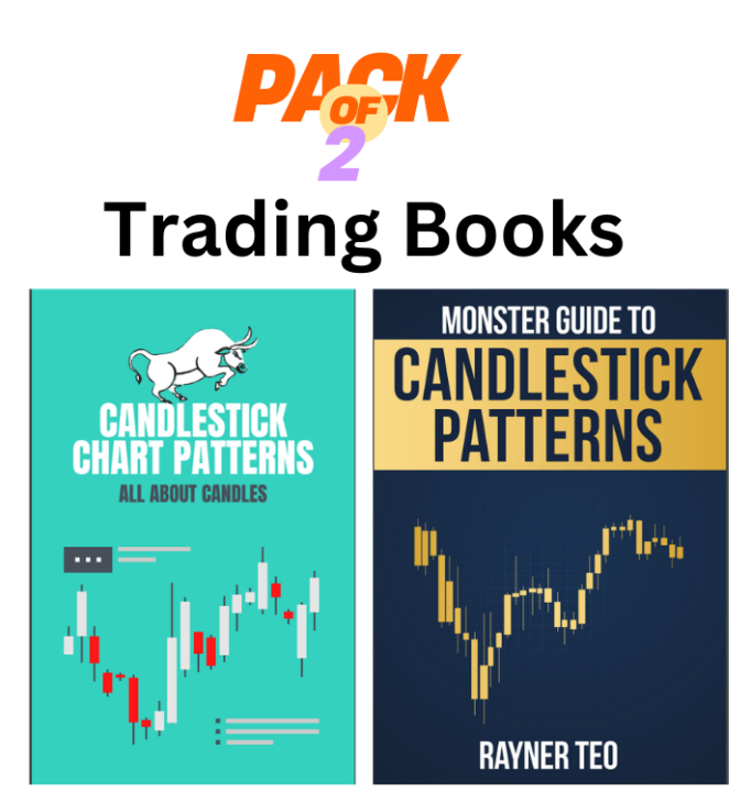 Pack Of 2 Trading Books In English Candlestick Chart Patterns All About Candlestick & The Monster Guide To Candlestick Chart Pattern