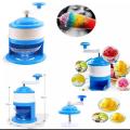 Manual Ice Crusher Machine Gola Maker For Home Easy To Use For Ladies. 