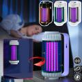 Powerful Uv Bug Zapper, Light-emitting Mosquito Killer Lamp Silent and Safe Indoor Outdoor Insect Control Lamp Killer, Electric Fly Bug, Kitchen Living Room Indoor Bedroom Yard (golden plug) Note random color will be deliver. 