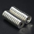 2 PC's NdFeb N35 8*3-3mm Round Countersunk Ring Magnet Rare Earth Magnet 8mm. 