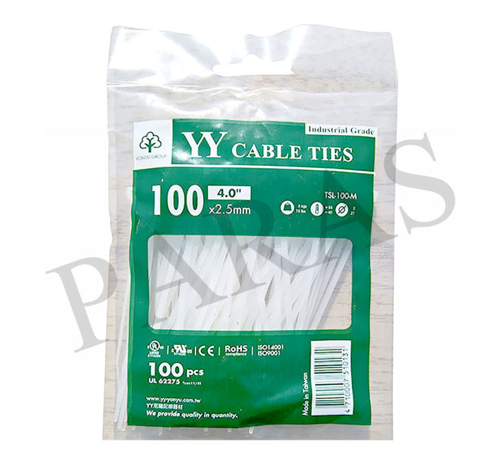 YY%20Cable%20Ties%20100%20Pcs%204"%20x%202.5%20mm%20-%20Image%202