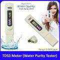 Digital TDS-3 Water Purity Tester | High Accuracy TDS & Temperature Meter | LCD Display | Portable & Easy to Use. 