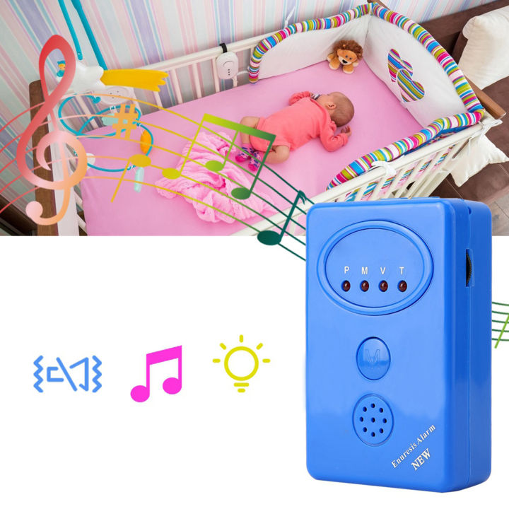 Bedwetting Enuresis Alarm Sensor 3 in 1 Multi-modes Effective Treatment Bed Wetting System Safety