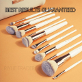 BH Cosmetics Rose Romance 12-Piece Brush Set - Elegant Makeup Brushes for Face & Eyes by RIYUE TRADER'S. 