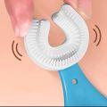 Baby Tooth Bursh Children 360 Degree U-Shaped Child Toothbursh Teethers Soft Siicone Baby Bursh Kis  Teeth Oral Car Cleaning. 