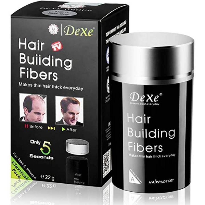 Dexe Hair Building Fibers Black 22Gm