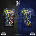 𝐃𝐉 𝐒𝐩𝐨𝐫𝐭 Baju Jersey Motor Unisex Short Sleeve / Unisex Motor Jersey Full Printing / Jersi T-Shirt / Size : S-2XL. 