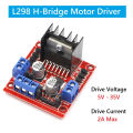 L298N H-Bridge Motor Driver Module for Stepper Motor Smart Car Robot and Arduino Uno. 