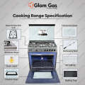Glam Gas Cooking Range (Gas) Griller’S 34. 